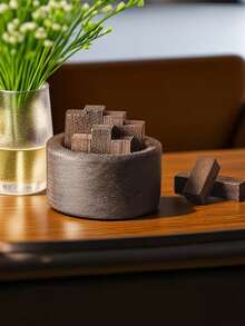 Natural Solid Wood Aromatherapy Diffuser, Wooden Diffuser Sticks, Flameless Car Fragrance Diffuser, Solid Wood Aromatherapy Decor, Suitable For Car And Home Decoration - Multicolor - View 5