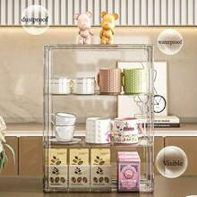 Lemari Pajangan Akrilik Transparan dengan Pintu Magnetik - Penyimpanan Dapur Anti Debu yang Dapat Ditumpuk, Cocok untuk Cangkir, Teko, dan Aksesoris Kopi - Organizer Transparan, Cocok untuk Penggunaan di Rumah atau Restoran, Lemari Pajangan Cangkir, Organizer Cangkir, Desain Modis, Penyimpanan yang Terlihat - Berbagai gaya - View 8