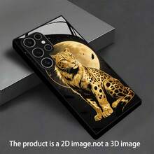 [Envío en 24h desde DE/FR/ES] Funda de teléfono 21-26 - Funda de teléfono de alta calidad con patrón de leopardo de pelo largo completo compatible con Galaxy S Series S26/25 Edge/24/23 Ultra/22/21/S20+/20 Ultra/20 FE/A Series A05/06/14/15 4G/16/25/26/34/35/36/51/52S/53/54/55/56/ - 1 pieza de imagen a color - Ver 1