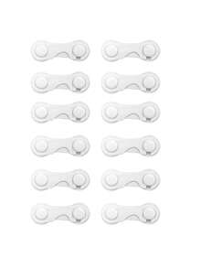 White Cabinet Door Lock - Suitable For Drawers, Cabinets, Refrigerators, Ovens, Wardrobes, Pantries - , Anti-Theft, Latch Lock - A - View 12