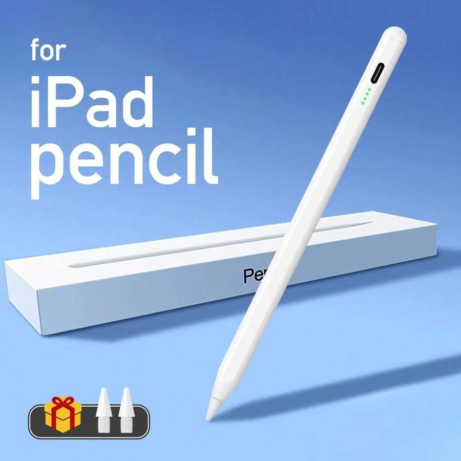 Compatible With Apple Pencil Stylus Compatible With Ipad A16 Air 11 5 4 Pro 11th 13 12.9 M4 M3 M2 Pens 10 9 10th 9th Generation Mini 7 6 2025 Touch Pen