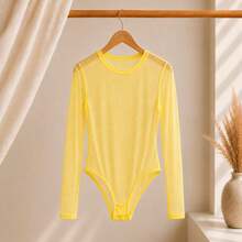Women Bodysuits - 黃色 - View 1