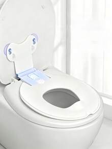 Cute Cat Design Toddler Toilet Training Seat, Non-Slip Potty Training Ring With Wall-Mounted Storage Hook, Portable Baby Bathroom Toilet Seat - Toilet Seat - View 8