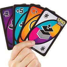 Mattel UNO FLIP! 卡牌遊戲，色盲友善牌組，適合兒童、成人與家庭之夜，2 至 10 人玩家 - GDR44 - 查看 5