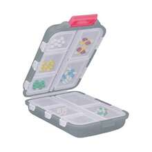 1pc Travel Pill Box, Portable Foldable Small Medicine Box, Daily Medicine Storage Box, Suitable For Storing Pills, Jewelry, Accessories, Can Be Put In Travel Bag Or Pocket,Back To School - Multicolor - View 11