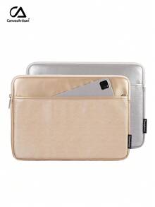 canvas artisan Fashion Portable Laptop Sleeve Shockproof Notebook Protect Bag Universal PU Laptop Bag - View 3