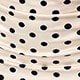 Apricot Base With Black Polka Dots