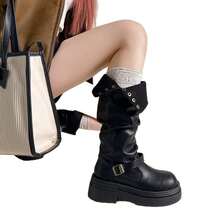 Women Knee-High Boots - Black - View 7