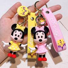 1pc Disney Mickey Minnie Keychain, Car Bag, Key Pendant, Gift - View 3