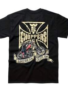 Men T-Shirts - 黑色 - 查看 7