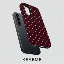24h Shipping from DEHandyhülle: KEKEME Polka Dot Film 2-in-1 Handyhülle, passend für for Galaxy S26 S25 S24 S23 S22 S21 S21+ S21 Ultra Plus FE Edge S20 A15 A16 A17 A23 A32 A34 A35 A36 A52 A53 A54 A55 A56, vollständige Abdeckung, sturzsicher, stilvolles minimalistisches Unisex-Design - Mattierte Oberfläche - Übersicht 6
