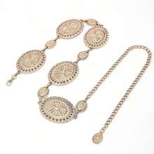 Cross-Border Women's Niche High-End Metal Waist Chain Pants Chain Fashion Versatile Clothing Accessory Belt Waist Chain Wholesale - Multicolor - View 3