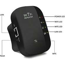 Extensor WiFi 2026, repetidor de señal inalámbrico, amplificador de señal, adecuado para hasta 6000 pies cuadrados y 25 dispositivos, extensor de rango WiFi, configuración con un, compatible con Alexa N300. - 1 - Ver 2
