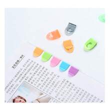 20 st färgglada anteckningsboksetiketter i plast, mapp- och pappersklämmor, siddekorationsklämmor, söta DIY-pappersvaror för journal, planerare och scrapbook, skol- och kontorsmaterial, back to school-present till studenter, sommar, examen och Teacher Appreciation Week - Visa 3