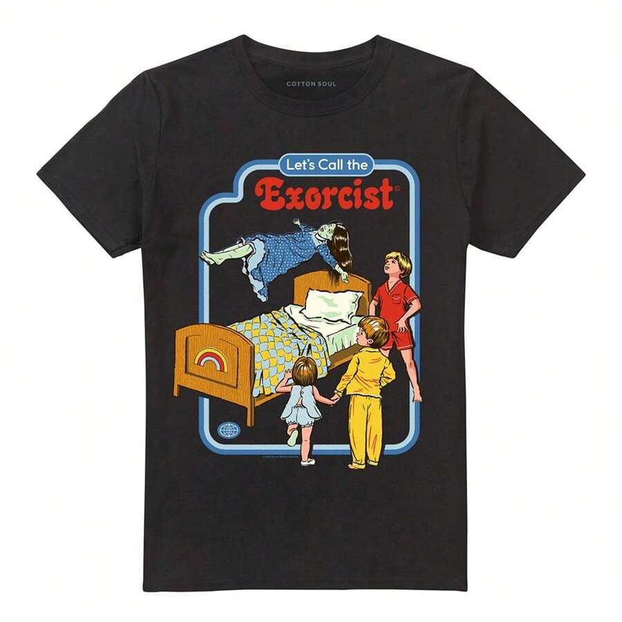 Camisetas Retro para Hombre, Camisetas de Algodón Puro para Hombre, Camisetas para Mujer, Estilo Y2K - Negro - Ver 1