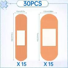 10/30/50/100/150/200pcs Self-Adhesive Wound Bandage Assortment, (72*25mm)+(72*19mm) Flexible Breathable Strips, Recommended Skin Care Strips, Suitable For Home, Office, Travel, Children And Adult Skin Care Products - View 12