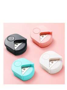 3-In-1 Mini Manual Corner Punch - Heavy Duty Corner Trimmer And Punch, Suitable For R4/R7/R10mm Dies, Ideal For DIY Card Making, Scrapbooking, Paper Crafts - Manual Operation, Portable, Suitable For Hobbyists And Office Use - Multicolor - View 5