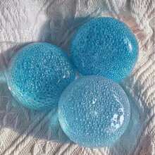 1pc Handmade Sea Salt Ice Ball Squishy, Crisp Slime Texture Squeeze Toy, Soft Stress Relief Fingertip Toy, ASMR Sensory Decompression Toy, Handmade Ice Cream Ball Desk Decor Gift - one-size - View 9