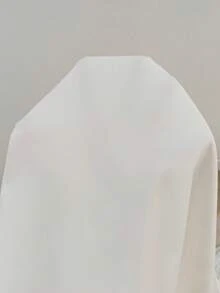 女款優雅中長版A字裙，低腰飄逸裙擺配蕾絲飾邊與蝴蝶結裝飾，適合通勤、約會與日常聚會，白色，時尚優雅 - 白色 - 查看 9