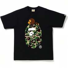 Round Neck, Short Sleeve, Black Color, DIY Design, Creative Gift, Stylish Summer, Casual Street Styl - 黑色 - 查看 7