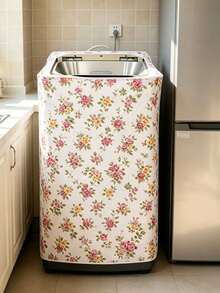 Thickened Printed Sun Protection Washing Machine Cover, Household Washing Machine Drum Cover Towel, Suitable For Washing Machine Dust Protection, Protective Cloth, Dryer Cover, Reusable Laundry Ball, Best Choice For Gifts To Friends And Family, Mother's Day Gift, Valentine's Day Gift - Multicolor - View 6
