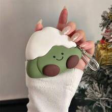 Cute Matcha Snow Mountain Bluetooth Earphone Case With Pendant, Lightweight And Portable, Perfect For Daily Use Or As A Gift For Friends, Soft Material Earphone Protective Cover - View 4