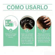 JAYSUING Dry Shampoo Puff 5g/0.18oz Polvo Cabello Seco Volumen Fresco Control Grasa Absorbe Aceite Raices Todo Tipo Cabello - Polvo - Ver 2
