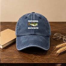 1pc Gothic-Style Casual Men Hat,Letters,Fish Printing, Unisex Fashion, Provides Shade & Sun Protection, Perfect For Outdoor Activities. - Multicolor - View 12
