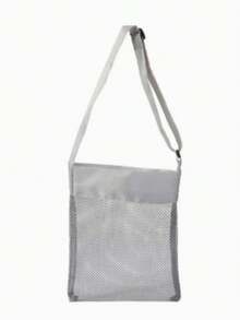 3pcs Colorful Foldable Shell-Shaped Storage Bags, Adjustable Mesh Beach Bag, Suitable For Picnic, Beach, Camping, Durable Fabric, Multi-Compartment, Camping Gear Storage Bag, Eye-Catching Shell Design, Adjustable Shoulder Strap, Beach Tote Bag - Multicolor - View 11