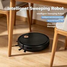 This 3-In-1 Smart Robot Vacuum Integrates Sweeping, Vacuuming, And Mopping Functions Into One Unit. It Supports App And Remote Control Operation, Equipped With A Built-In Water Tank And Anti-Drop Sensors, Suitable For Cleaning Hardwood Floors. - USB Port - View 9