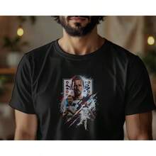 Men T-Shirts - 黑色 - 查看 1