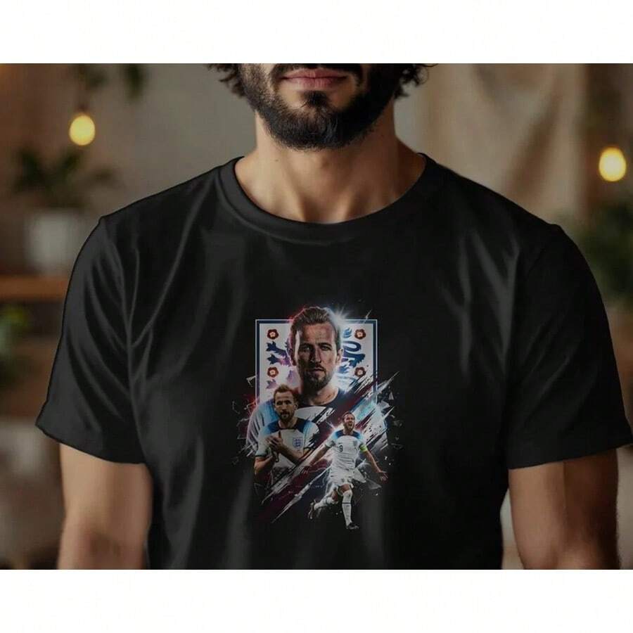 Men T-Shirts - 黑色 - 查看 1