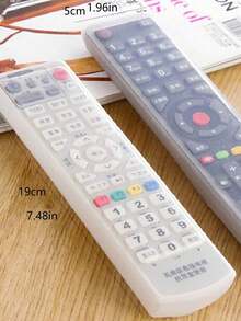 4/2/1pc Transparent Silicone Remote Control Protective Cover, Single Pack, Dust-Proof Sleeve, Suitable For Home, School, Office, Travel, Storage And Organization - A Multicolor - View 4