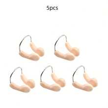 5pcs Comfortable U-Shaped Nose Clips, Adult Silicone Nose Plugs With Steel Frame, Professional Swimmers And Training Use, Fashionable Appearance, Secure Fit - Multicolor - View 11