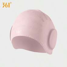 361degree 1pc 361° Ear Protection Waterproof Textured Silicone Swim Cap, High Elasticity Anti-Slip Full Coverage Long Hair Swimming Cap, Unisex Adult Comfortable Bath Cap, Suitable For Pool Swimming, Beach Surfing And Water Sports - Multicolor - View 14