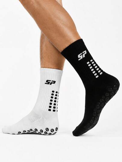 1/3/6 Paar Herren SP Sports rutschfeste gepunktete Grip-Socken für Fußball, Laufen, Wandern, Radfahren und Training