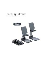 1pc Adjustable Folding Desktop Phone Stand, Desktop Electronic Product Holder (Suitable For Hunchback Use), Live Streaming Tablet Stand, Height-Adjustable Folding Multi-Function Universal Support Bracket, Suitable For Watching TV Shows, Live Streaming, Learning, Working And Video Conferencing - A - View 8