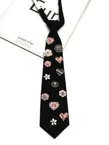 1pc Women's Tie-Free Necktie, Suitable For Casual, Street, Daily, Party, Gift - Multicolor - View 4