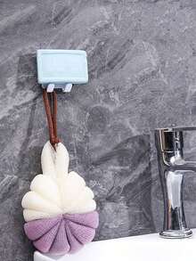 1 cái/2 cái/3 cái Giá treo dao cạo không khoan tường, móc treo dây nguồn phích cắm, móc treo quần áo và túi xách - A - Xem 10