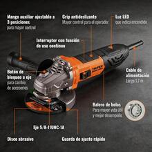 Electric Sanders & Polishers - US A Type Plug(110-127V) - View 7