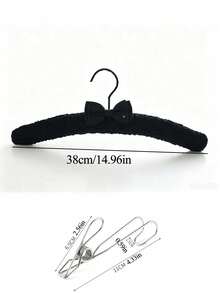 European Style Fabric Covered Clothes Hanger, Non-Slip Mark-Free Hanging Rack For Wedding Dress, Embroidered Sponge Garment Hanger For Clothing Store - Perfect For Wedding Dress And Suits - Wedding Accessories - Wedding Decoration Supplies, Suitable For Suits, Wedding Gifts, Bridal Shower - Multicolor - View 6