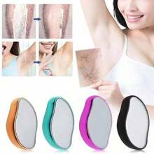 1pc Reusable Crystal Hair Removal Tool, Painless Exfoliating Hair Removal Device For Back, Arms And Legs, Upgraded Nano Crystal Hair Removal Tool For Women, No Shaving Required (Random Style) - Random Style - View 4