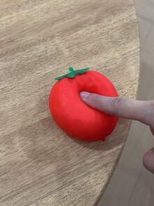 Tachimi 1pc Easy Storage Daily Strawberry Squeeze Toy, Soft & Crunchy, Crunchy & Soft, Fingertip Toy, Children's Toy, Slow Rebound Squeeze Toy, Suitable For Indoor Leisure Use, Random Shipment - Multicolor - View 6