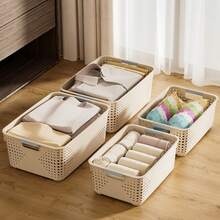 3pcs Multi-Functional Storage Boxes, Stackable Storage Bins, Suitable For Snacks, Clothes, Spice Bottles, Toys Storage, Applicable For Kitchen Cabinets, Countertops, Bedroom, Bathroom 1/3pcs - Multicolor - View 7