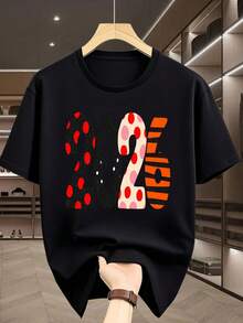 Men T-Shirts - 黑色 - 查看 1