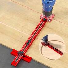 Aluminum Alloy 3-In-1 Milling Groove Bracket, Extended Woodworking Milling Circular Fixture, Hole Trimming Machine Bracket, Woodworking Cutting Circular Auxiliary Tool, Adjustable Slotting Milling Circular Tool - Milling Groove Bracket - View 8