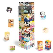 20/34pcs Cartoon & Animal Magnetic Building Blocks, STEM Education Magnetic Cube Construction Toy, Suitable For Children 3+ Years Old To Learn Stacking, Birthday & Christmas Gift For Boys And Girls, Random Color/Style - Multicolor - View 8