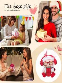1–3 Pcs DIY Doll Kit For Labubu (Glasses, Shoes, Headphones) – Craft Gift For Friends, Birthdays, Summer Parties, Graduation, Or Halloween. Includes Decorative Parts, Storage, Squishy Toys, Stickers, And Wrapping Bags. Great For Room Decor, Party Favors, And Gifts. - Multicolor - View 8