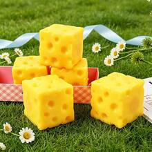2pcs Strawberry Cheese Butter Squishy Toy Set, Squeeze Toy, Realistic Food Shape, Suitable For School Rewards, Multi-Piece Children's Party Favor Gift Set, Birthday Gift, Christmas, Halloween Gift, Random Color Random Style - Multicolor - View 9
