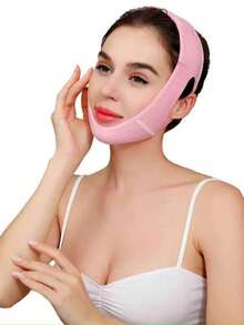 1/2/3/4pcs Sleep Lifting Face Mask, V-Cheek Lifting Mask, Breathable Facial Strap, Suitable For Women To Use In Leisure Time As A Gift - Black - View 5